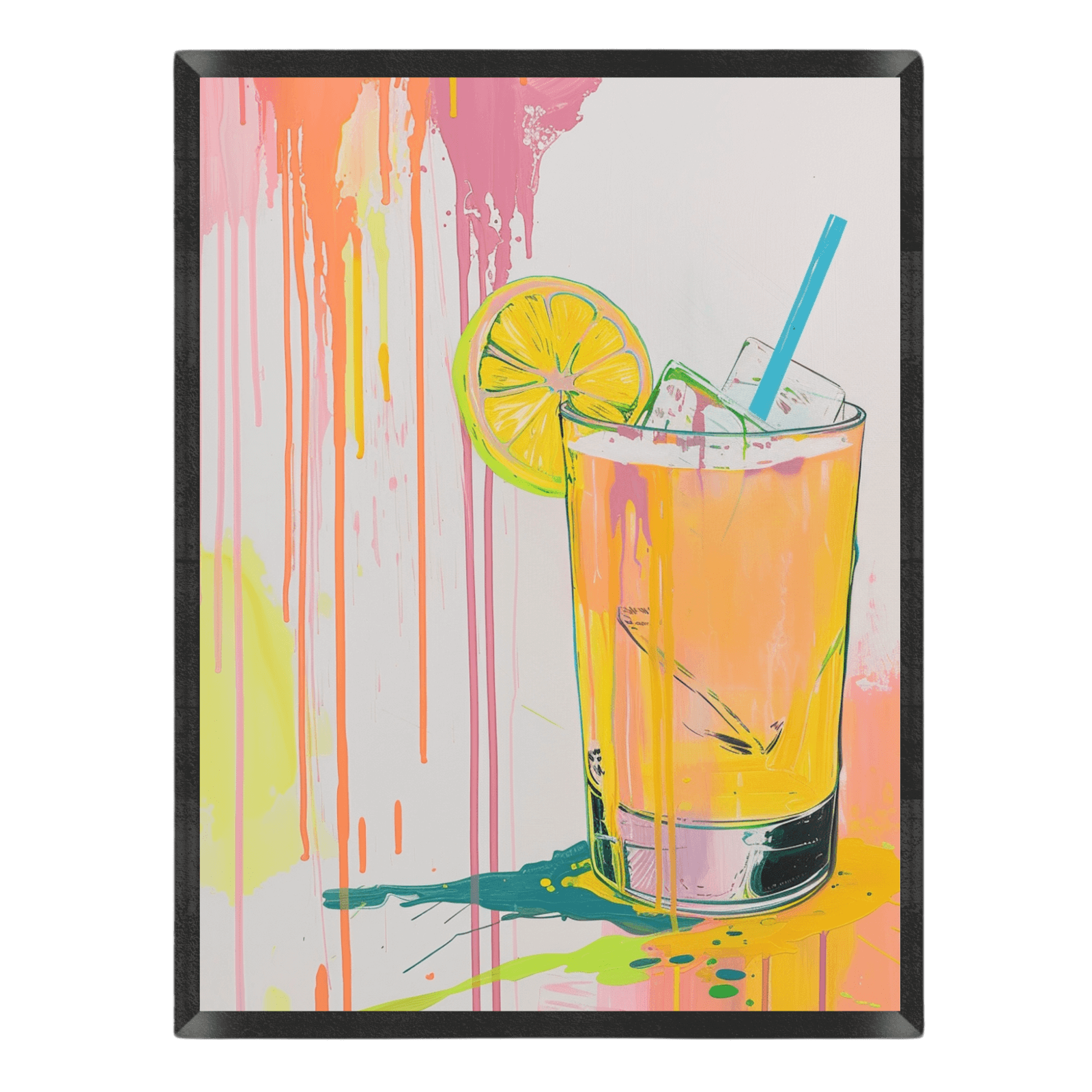Citrus Splash Drink Art