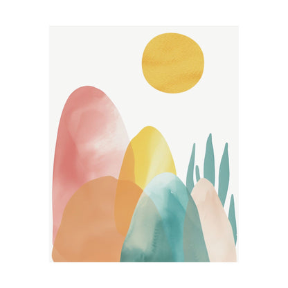 Pastel Horizon Poster