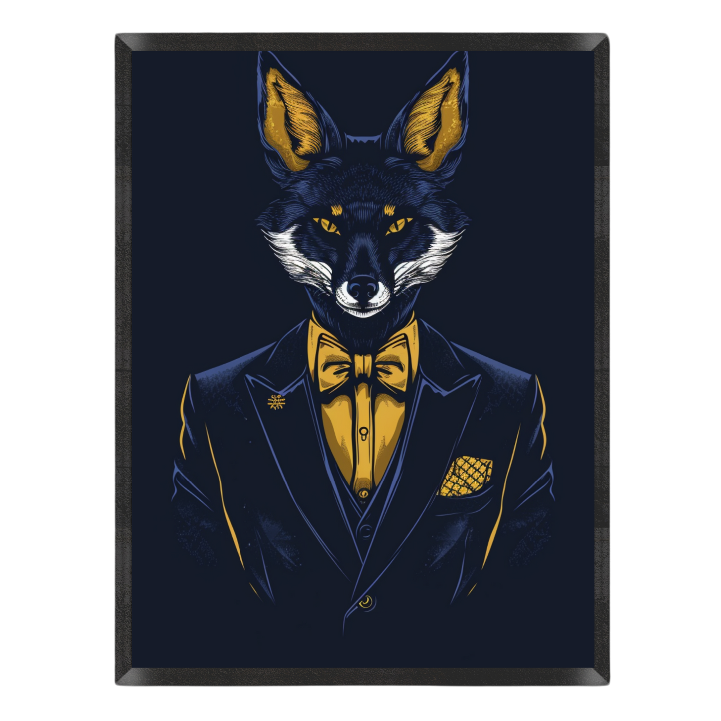 Midnight Gentleman Fox Poster