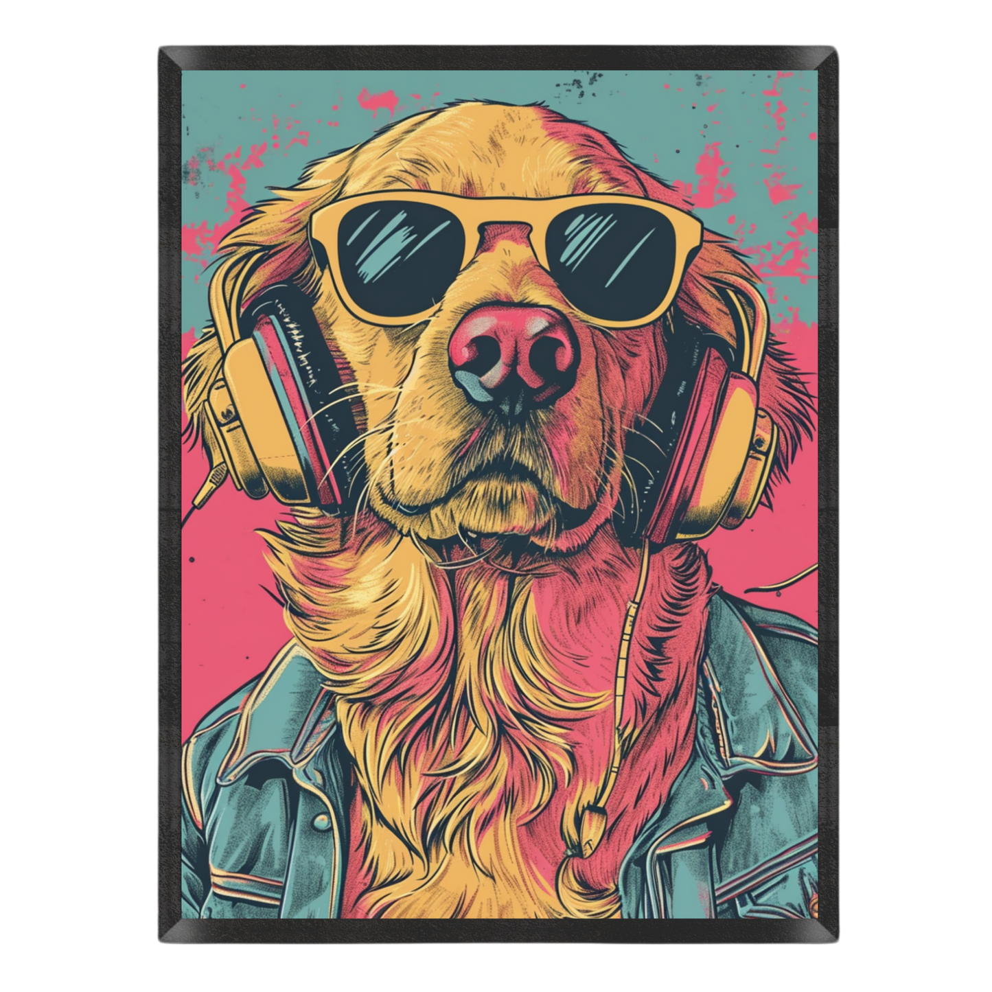 Cool Dog Vibes Poster