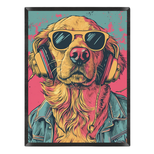 Cool Dog Vibes Poster