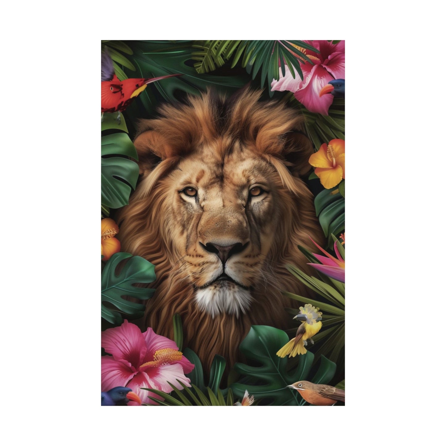 Jungle King Printed Poster