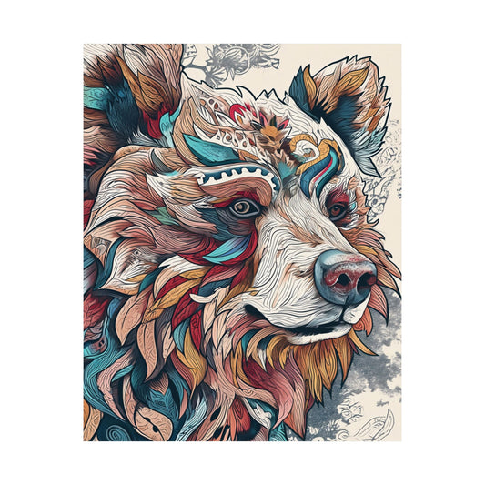 Bohemian Bear Spirit Printed Poster