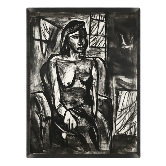 Seated Woman Expression