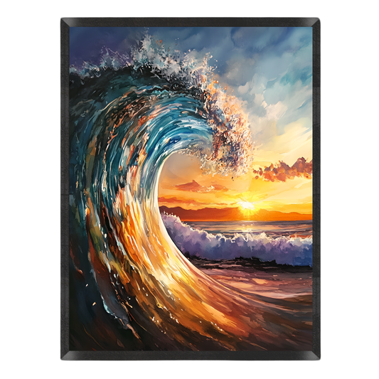 Majestic Sea Surge Poster