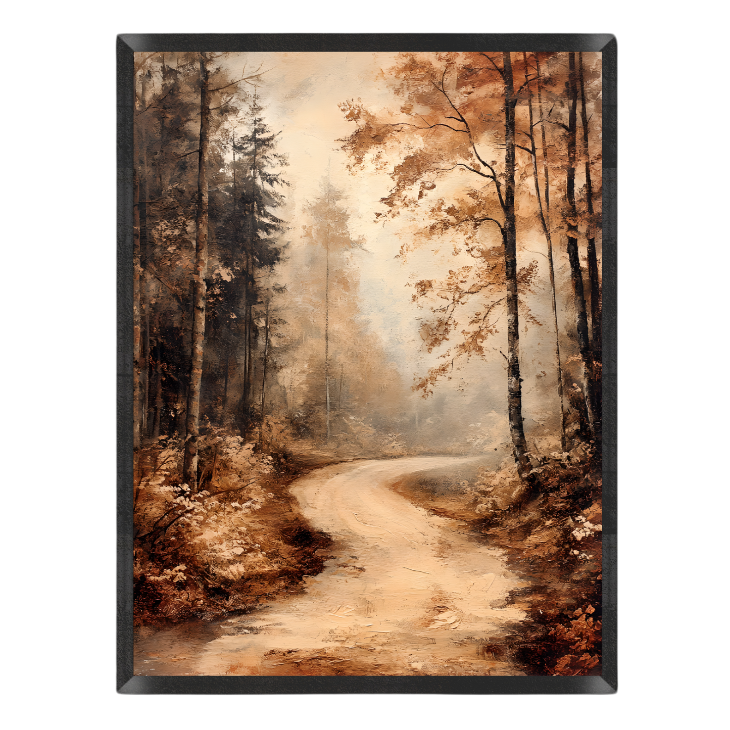Rustic Autumn Woodland Poster
