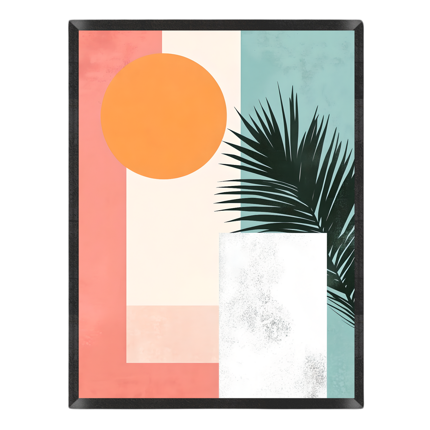 Boho Tropical Sun Poster
