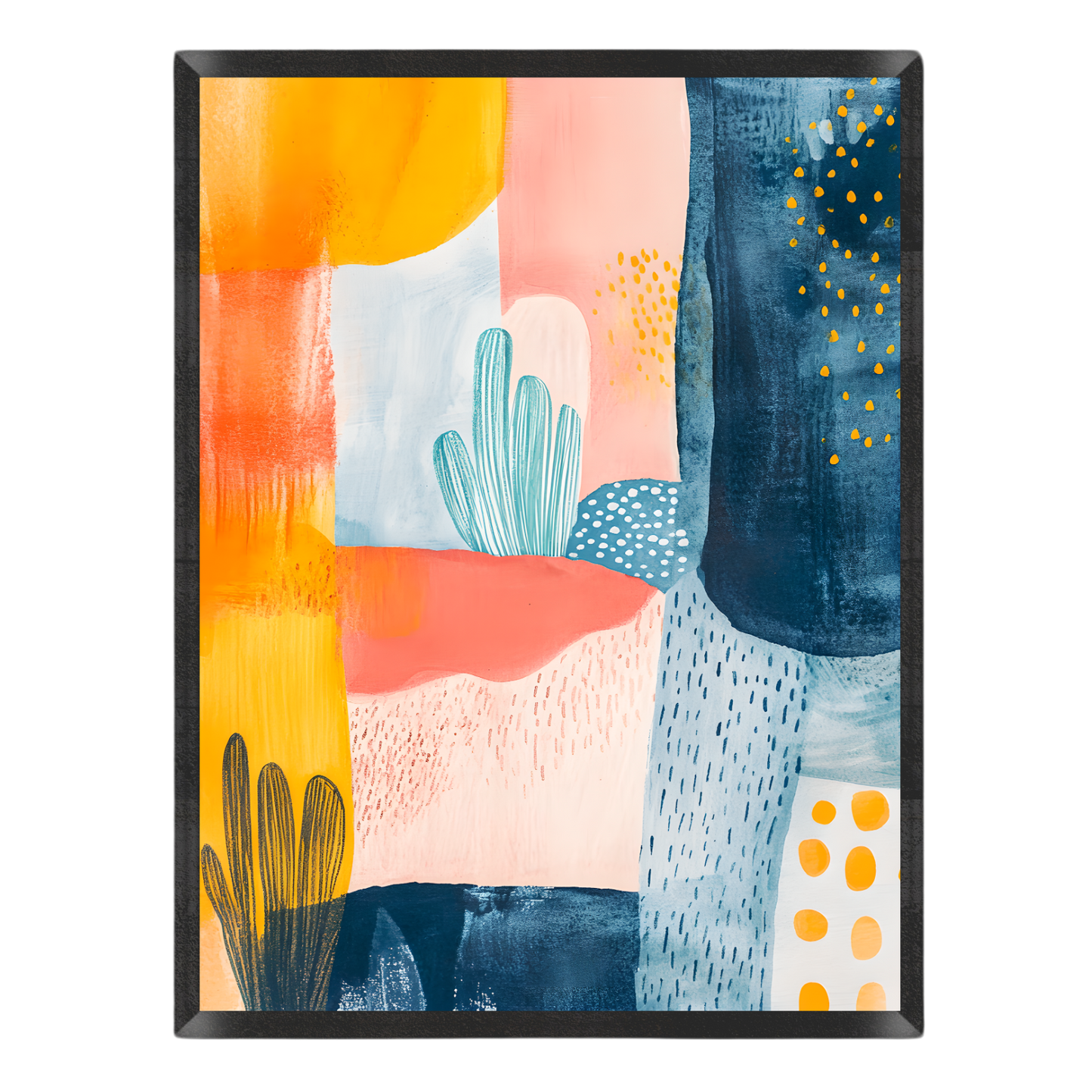 Colorful Terracotta Desert Poster
