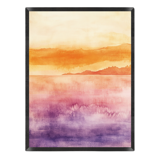 Calm Ocean Sunrise Poster