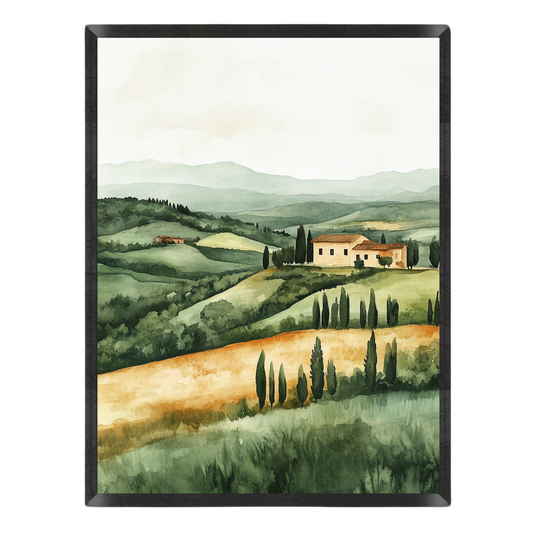 267: Tuscany Countryside Villa Poster