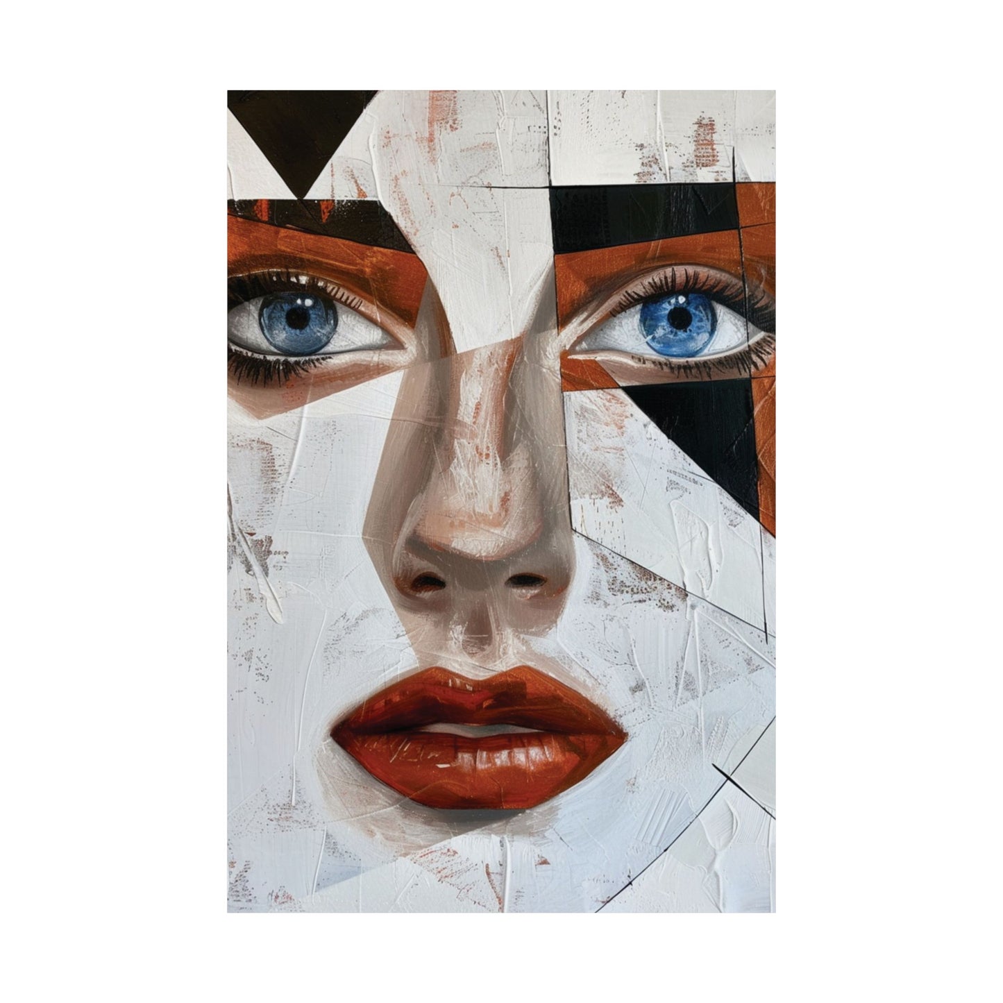 Fragmented Muse Printed Poster