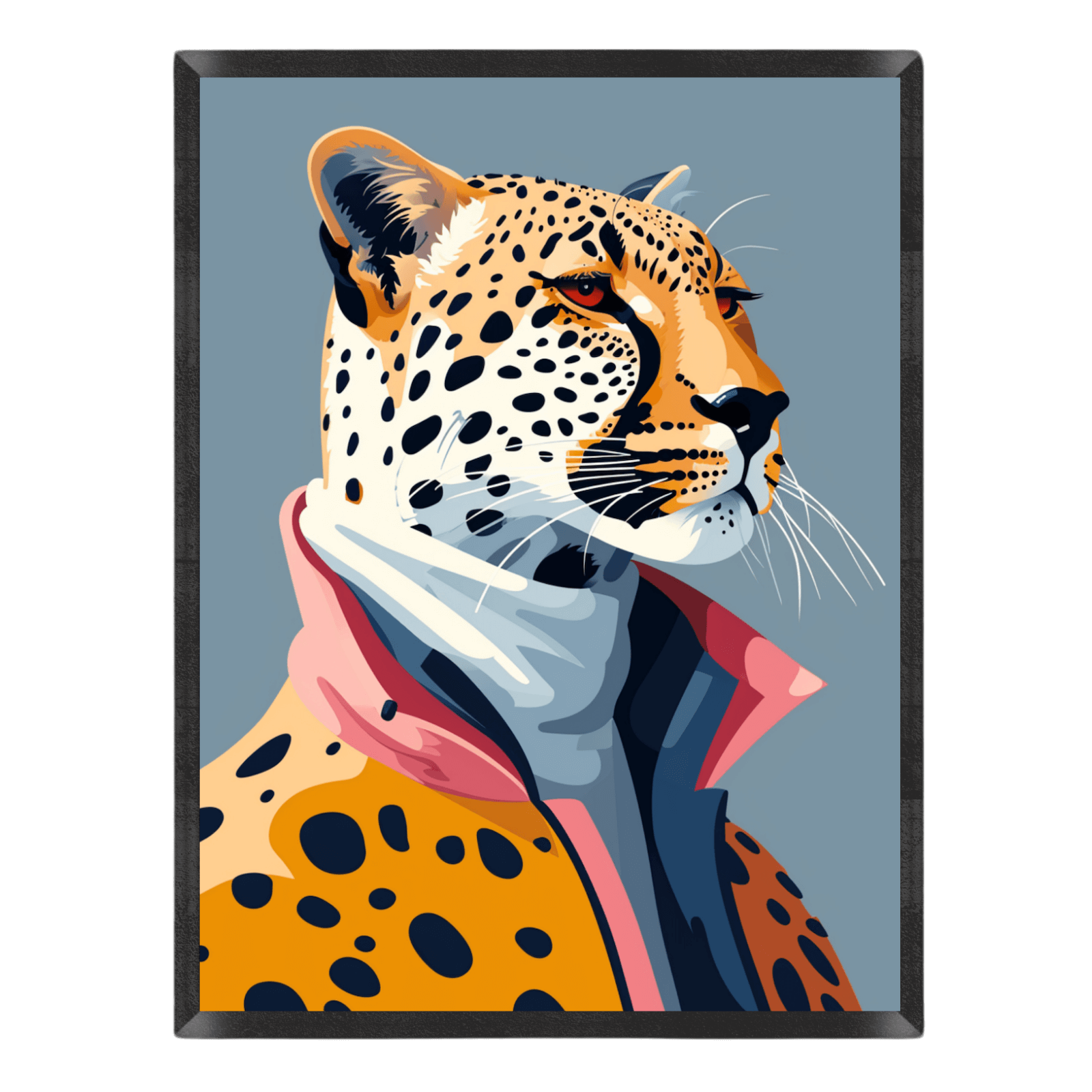 Stylish Cheetah Portrait