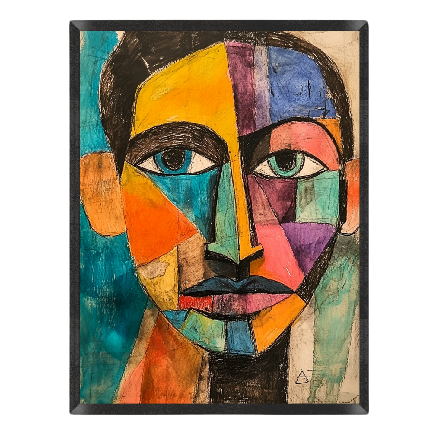 Avante Garde Portraiture Wall Art Poster