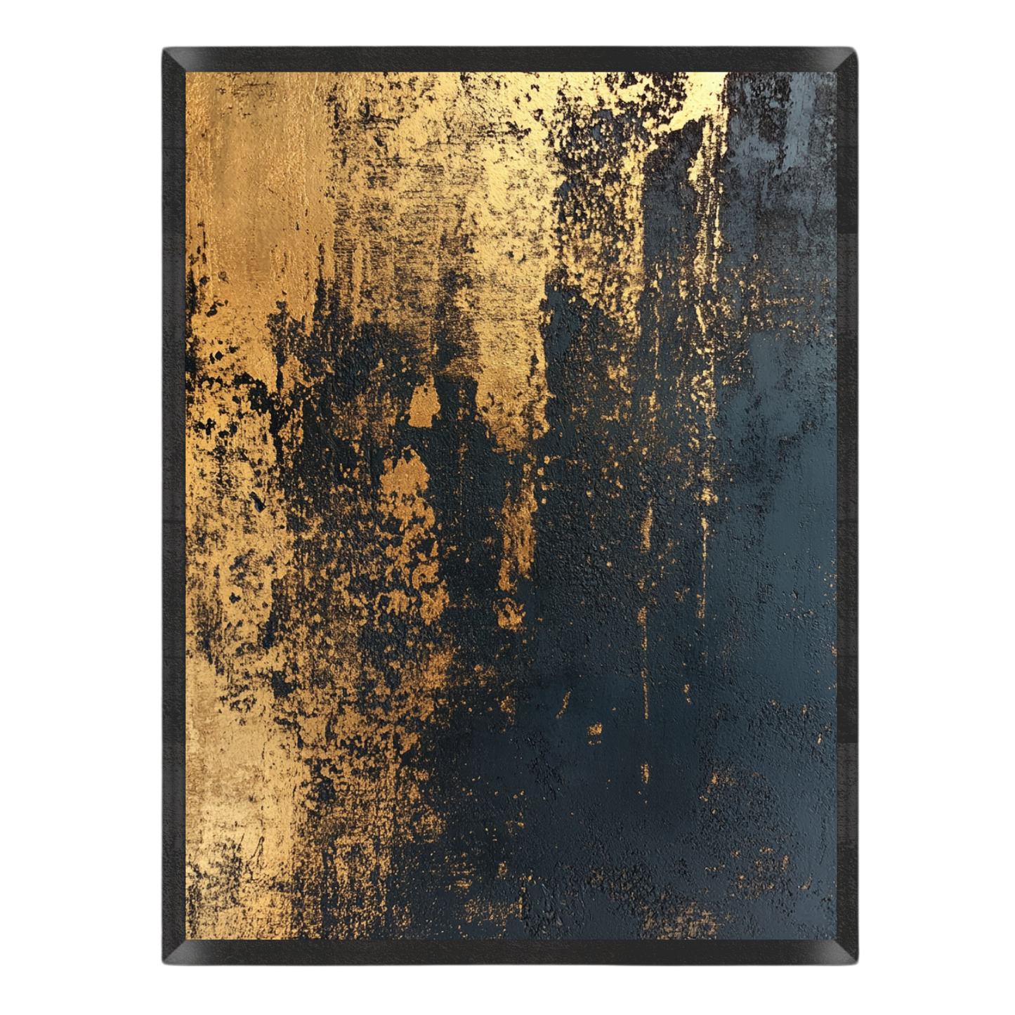 Abstract Weathered Gold Poster