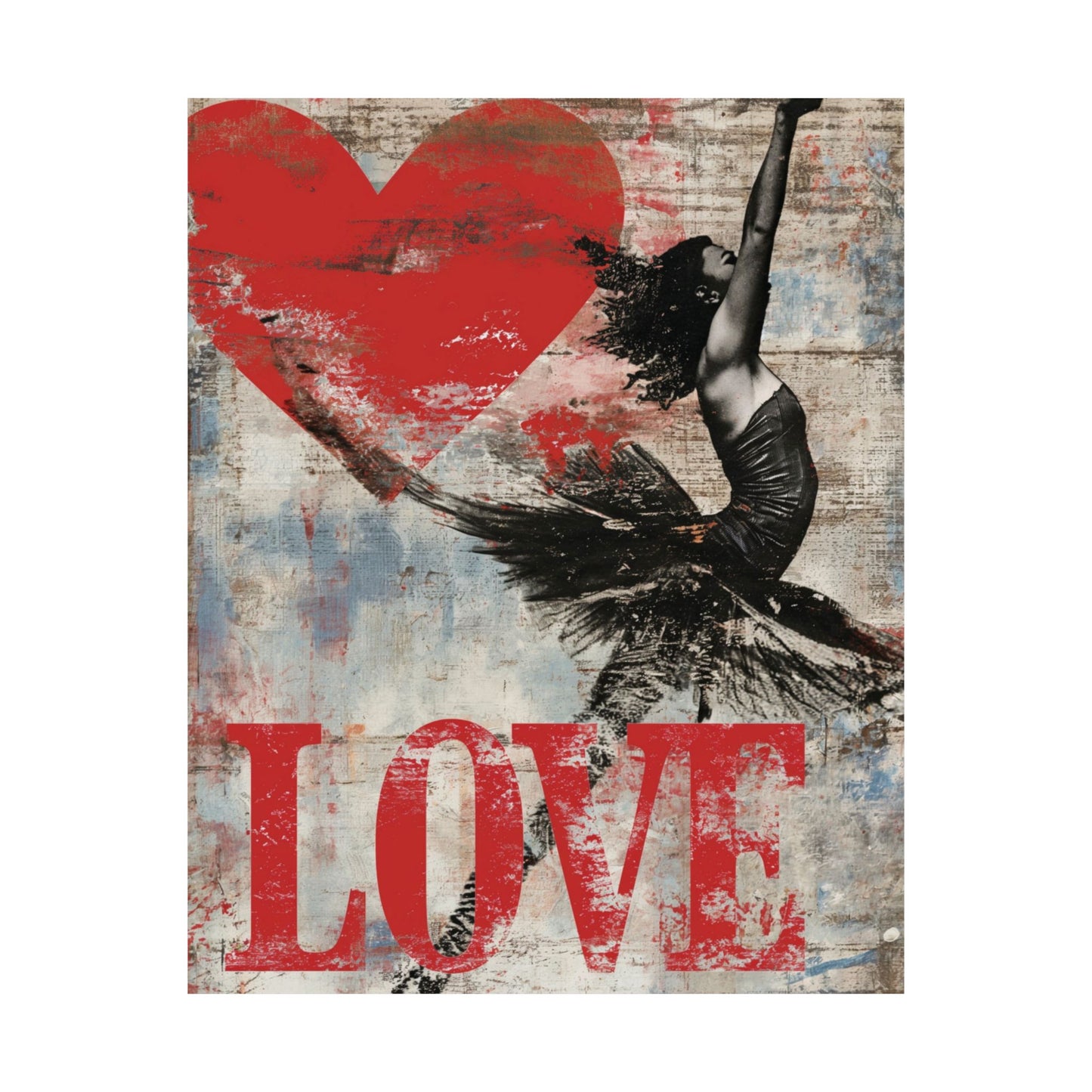 Love in Motion Printed Poster