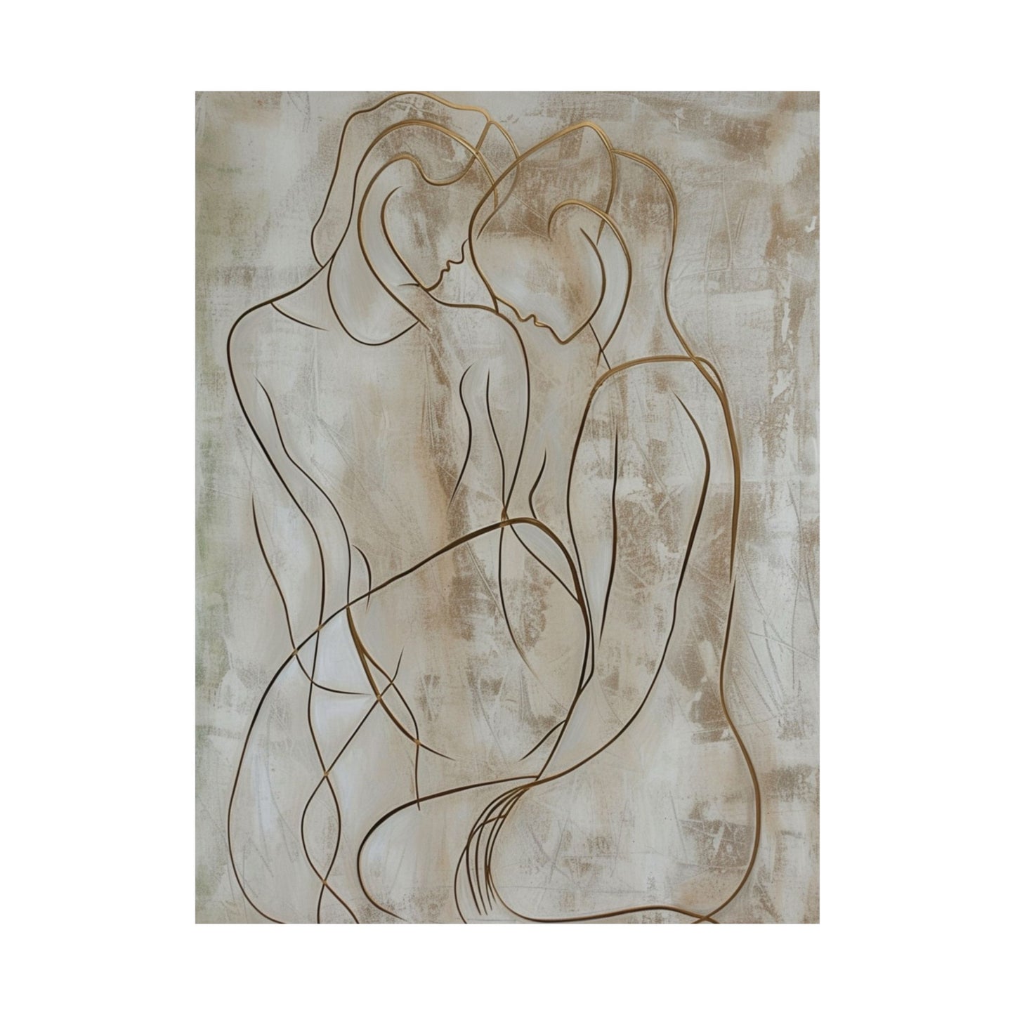 Whispered Lines Printed Poster
