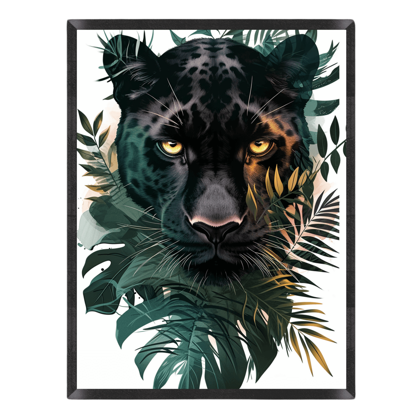 Jungle Panther Printed Poster