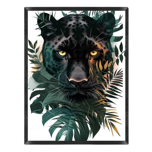 Jungle Panther Printed Poster