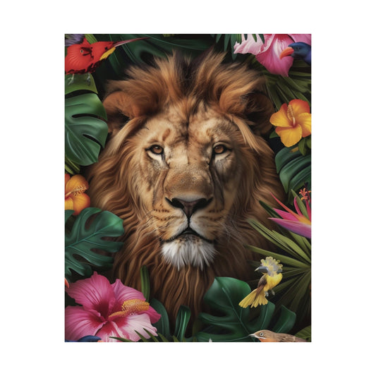 Jungle King Printed Poster