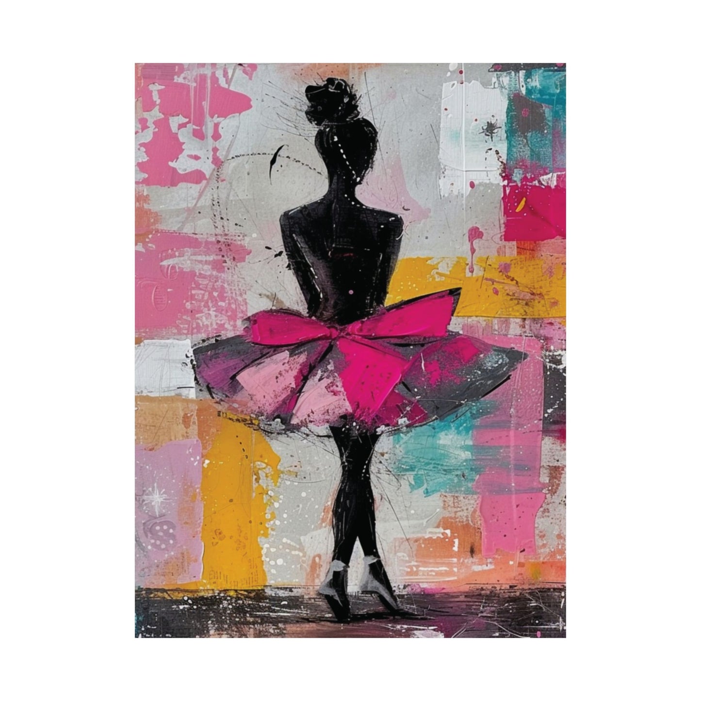 Ballerina Grace Printed Poster