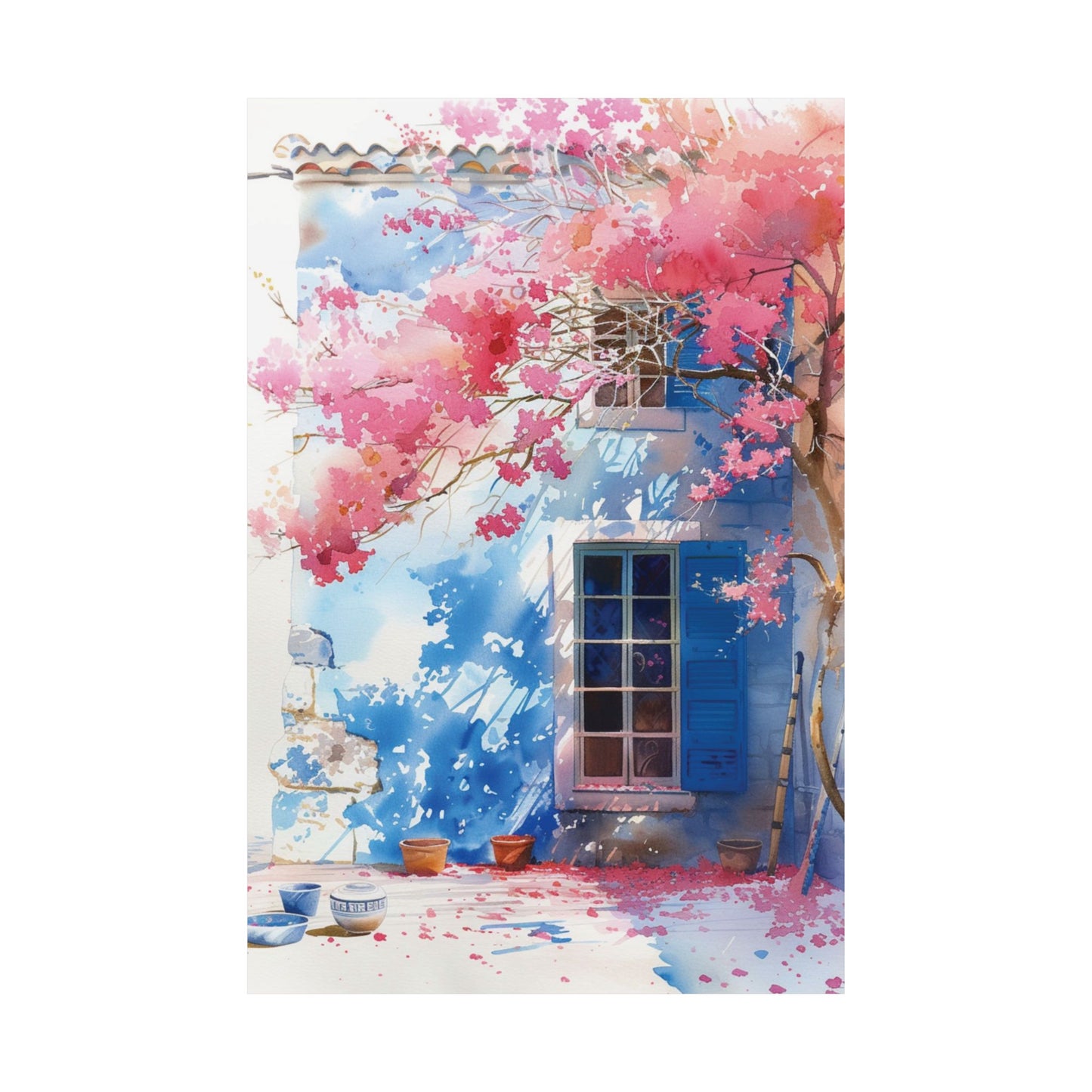 Mediterranean Bloom Printed Poster