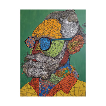 Geometric Thinker Poster