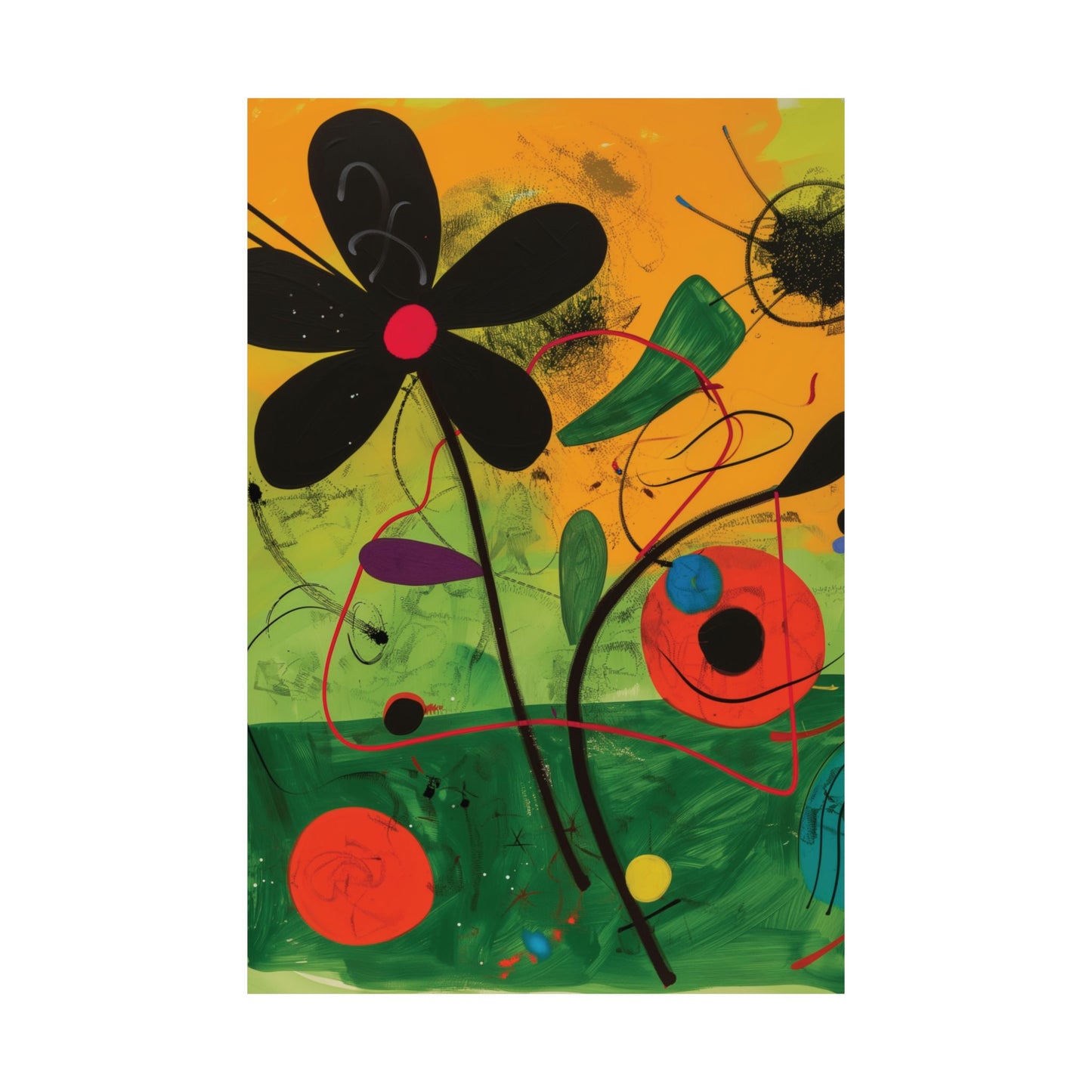 Wild Bloom Printed Poster