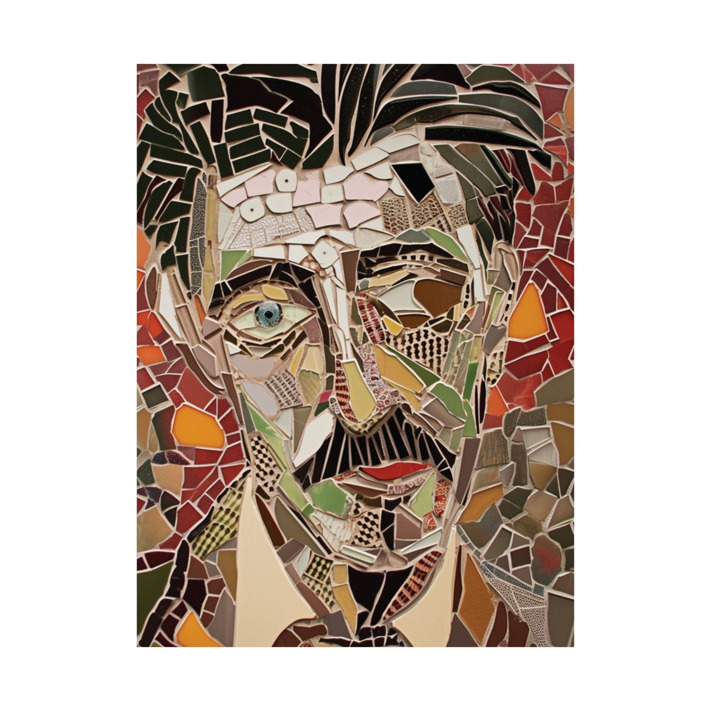Mosaic Mind Printed Poster