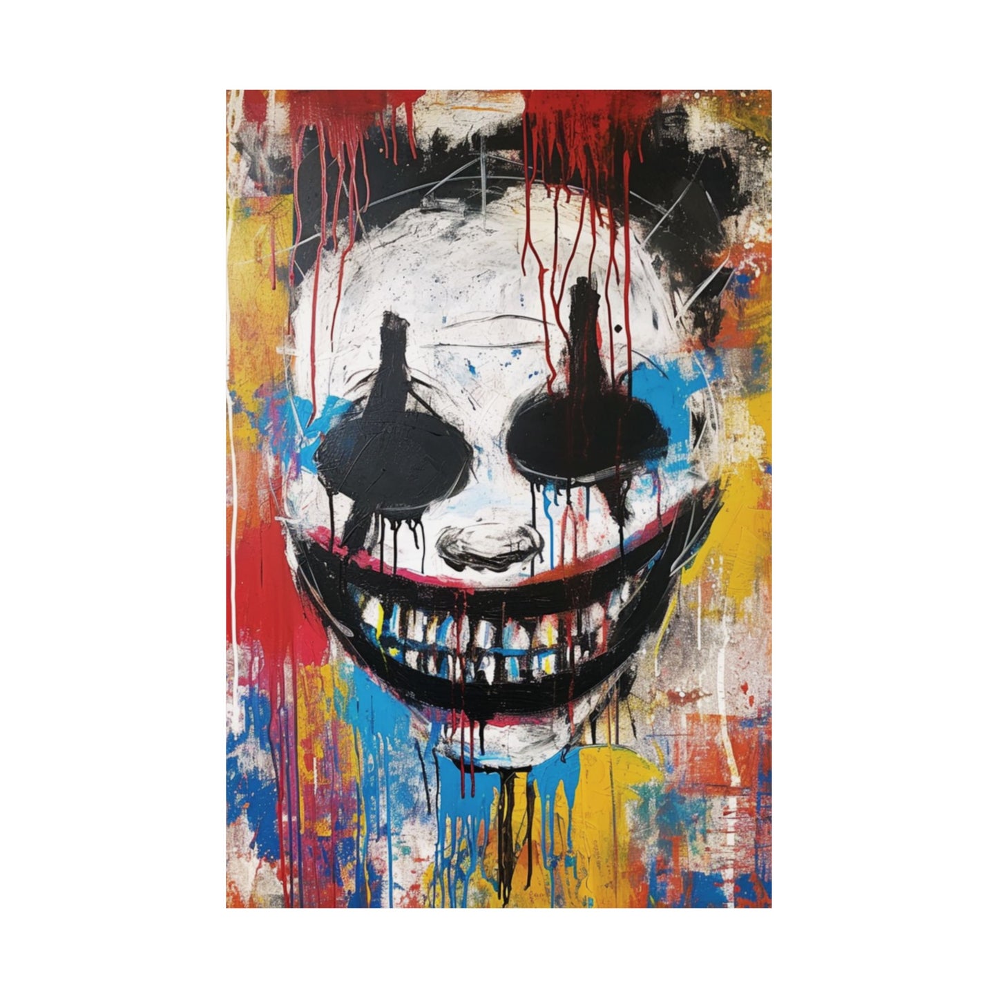 Chaos Smile Printed Poster