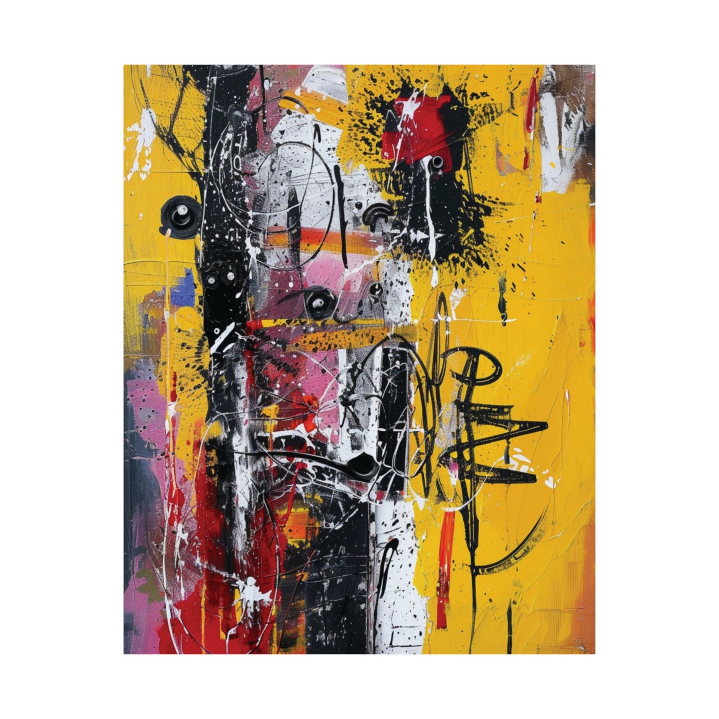 Urban Chaos Printed Poster