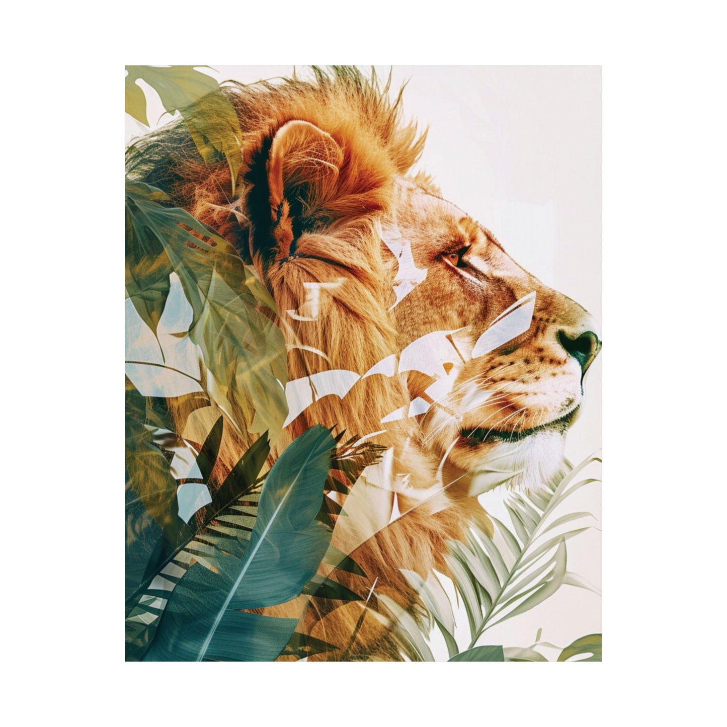 Jungle King Serenity Printed Poster
