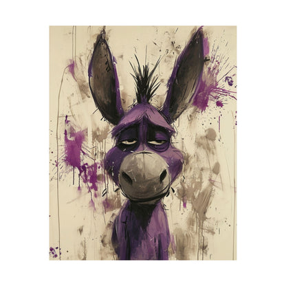 Purple Donkey Poster