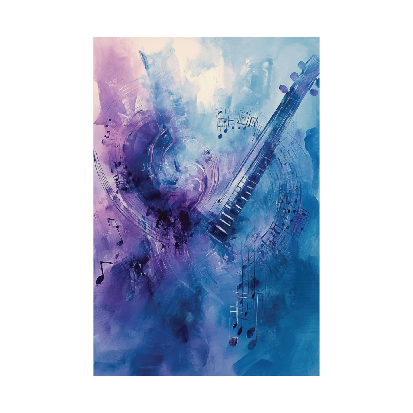 266: Vibrant Jazz Instrument Poster