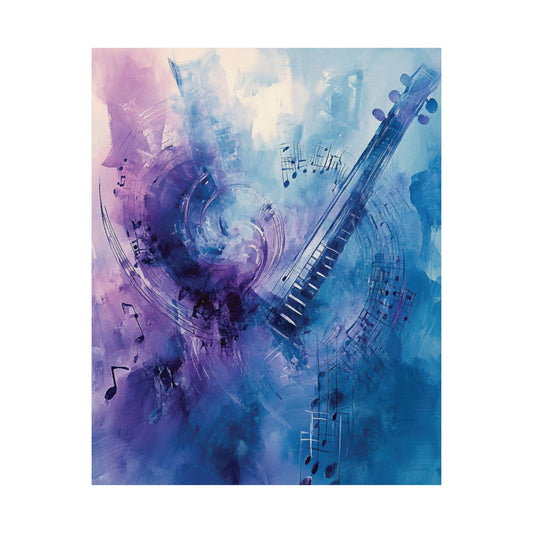266: Vibrant Jazz Instrument Poster