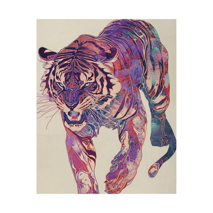 Neon Jungle Majesty Poster