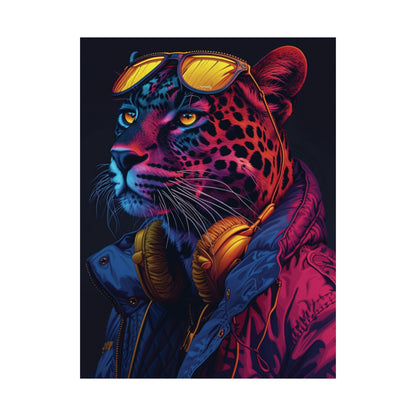 Urban Leopard Poster
