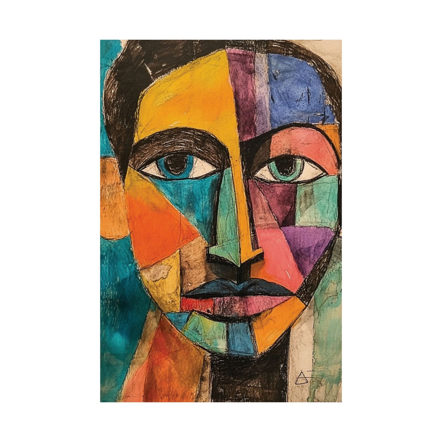 Avante Garde Portraiture Wall Art Poster