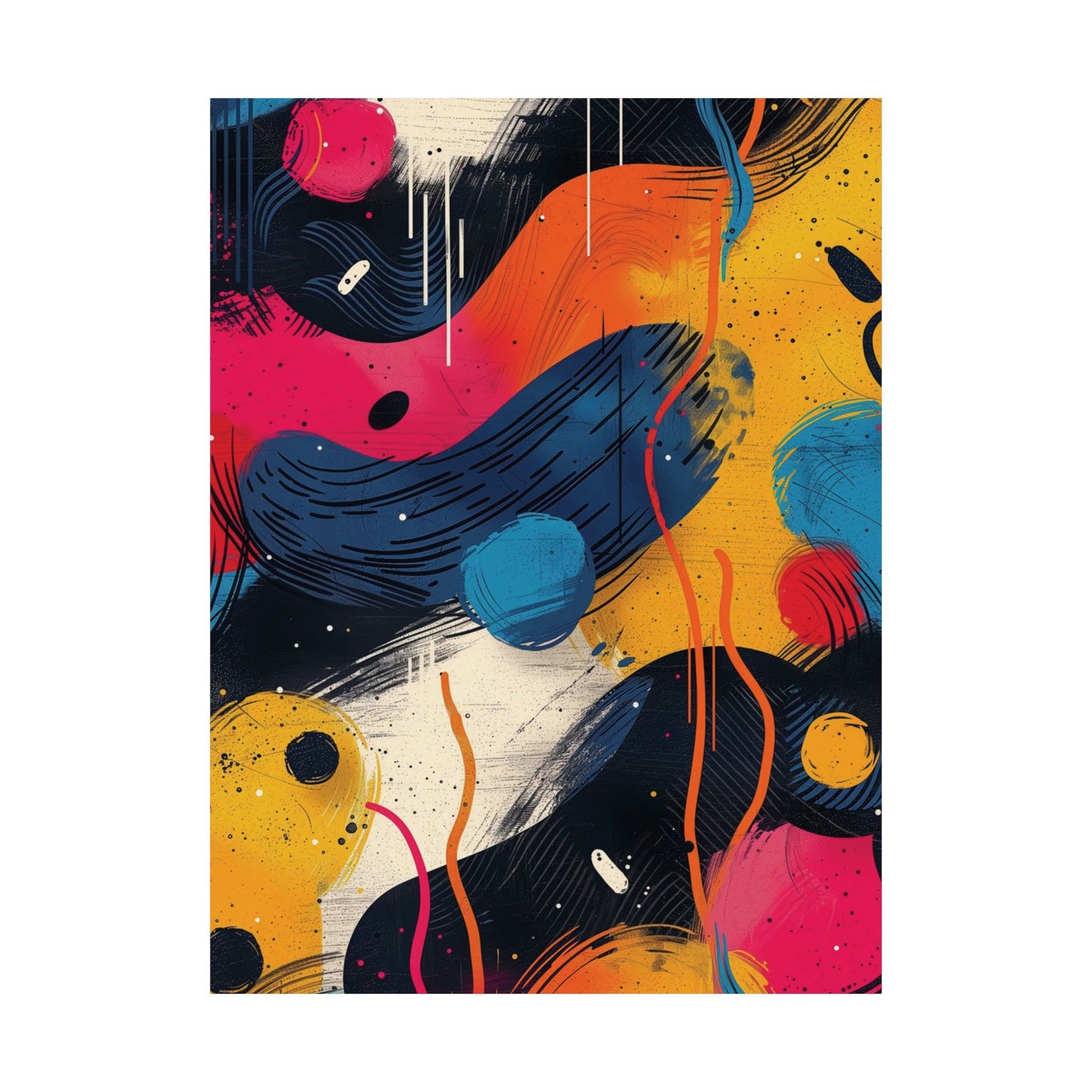 Cosmic Flow Printed Poster
