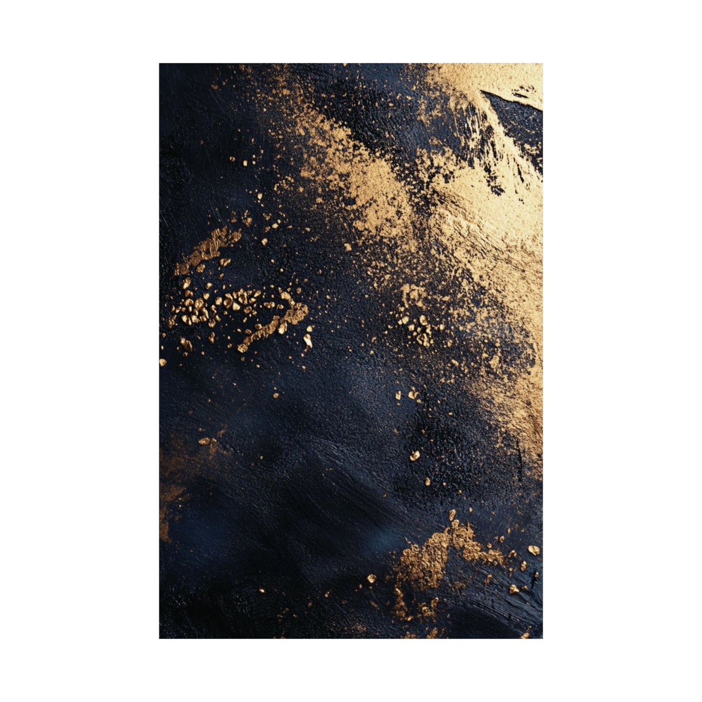 Midnight Metallic Dust Poster