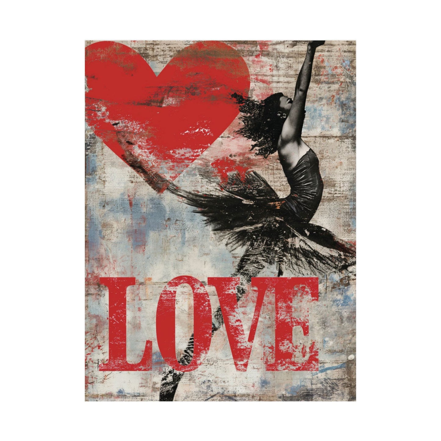 Love in Motion Printed Poster