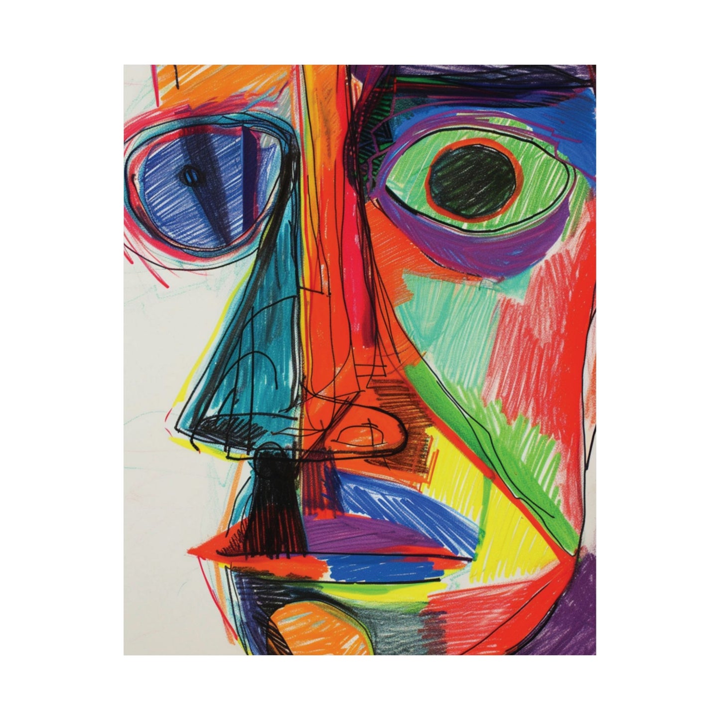 Picasso Vibes Printed Poster
