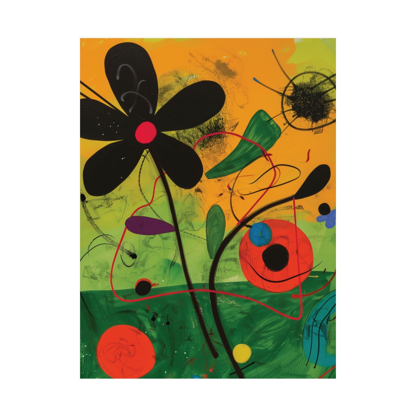 Wild Bloom Printed Poster