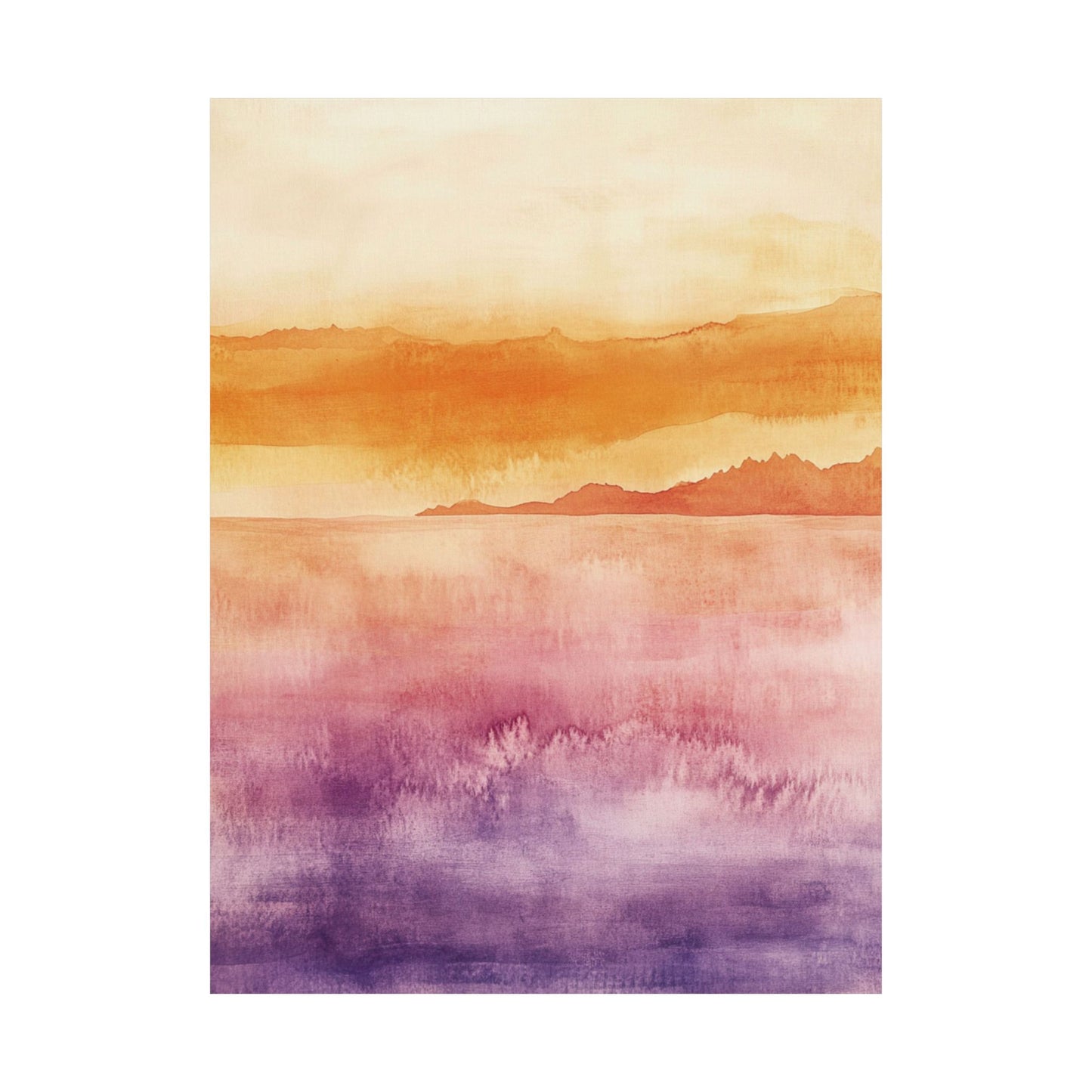 Calm Ocean Sunrise Poster