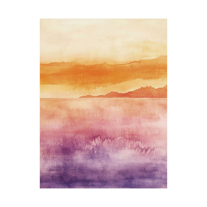 Calm Ocean Sunrise Poster
