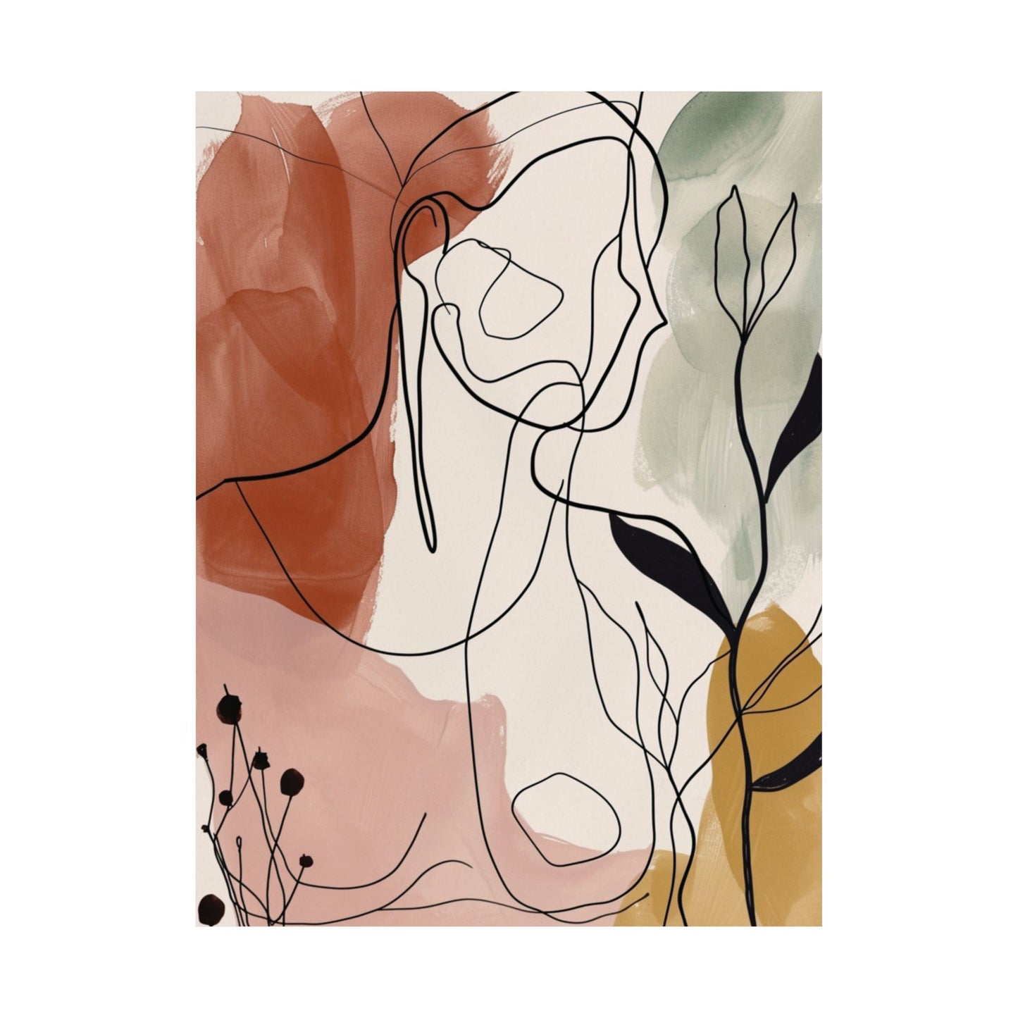 Whispered Silhouette Printed Poster