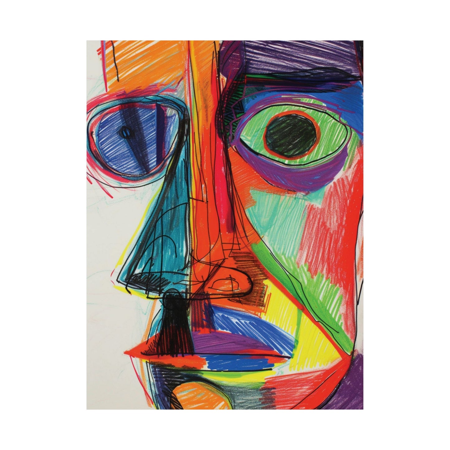 Picasso Vibes Printed Poster