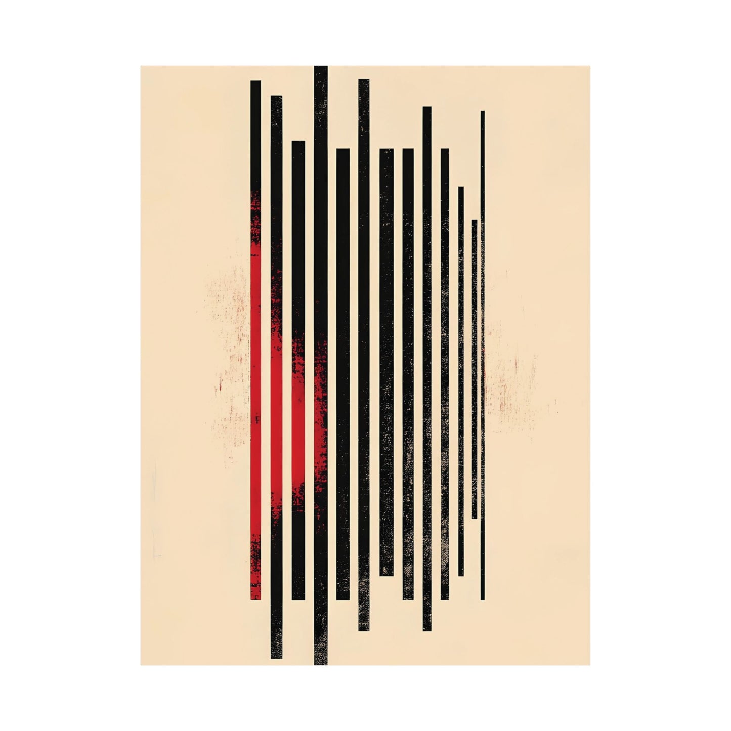 Retro Soundwave Art Printed Poster