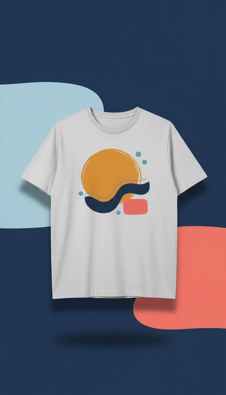 Cotton T-Shirt With Artist Print