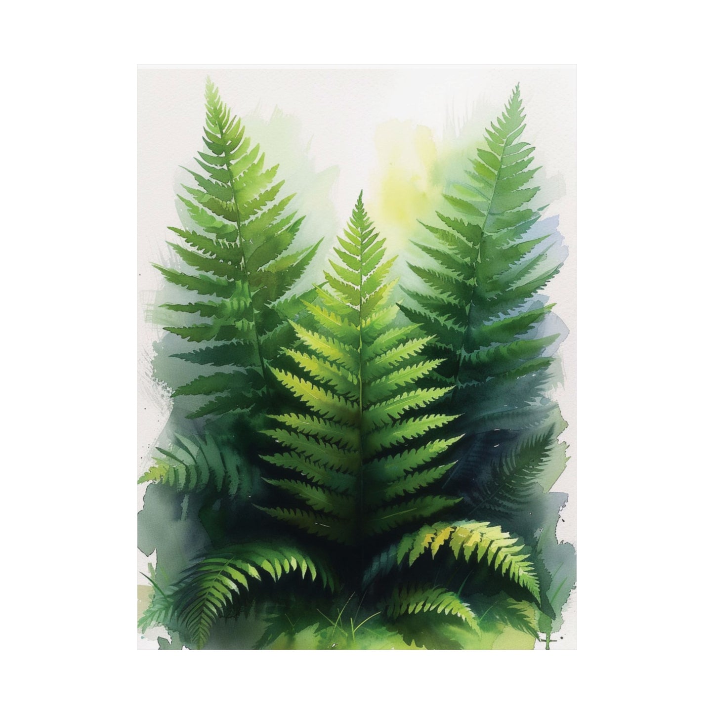 Fern Serenity Printed Poster