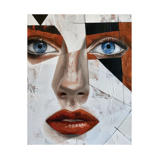 Fragmented Muse Printed Poster
